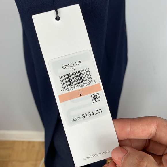 NWT Calvin Klein Split Bell Sleeve Dress - Picture 5 of 10